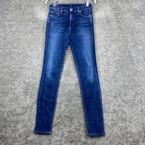 Citizens Of Humanity Rocket Skinny Jeans Women's 27 Blue Dark Wash High Rise